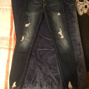 KanCan skinnies, dark wash